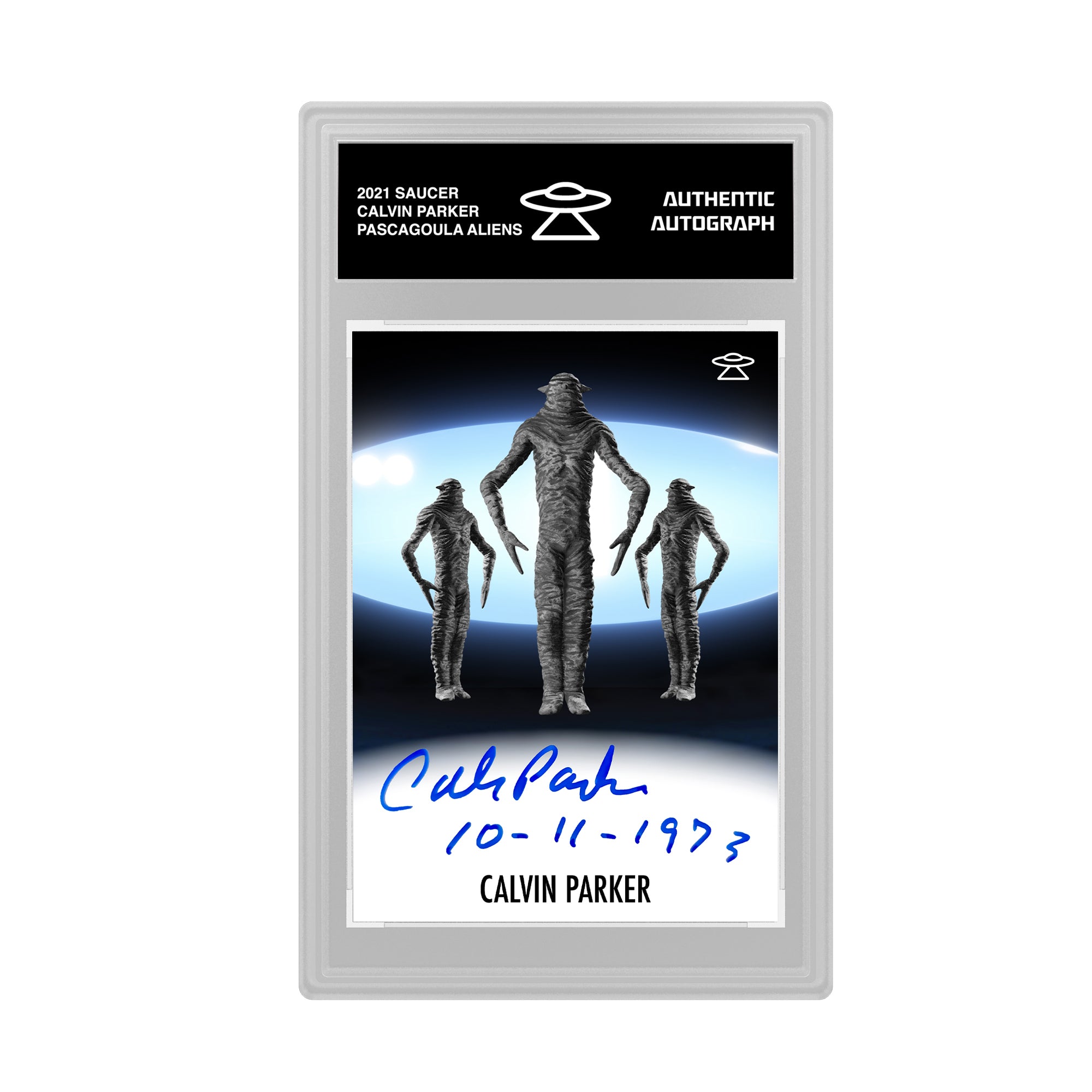 2021 SAUCER x Calvin Parker Signed Trading Card - Pascagoula