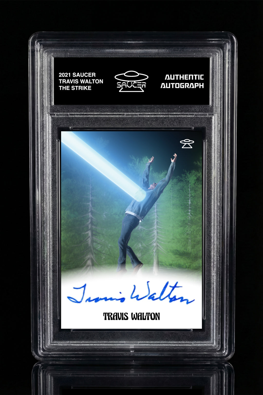2021 SAUCER x Travis Walton Signed Trading Card - The Strike – Saucer