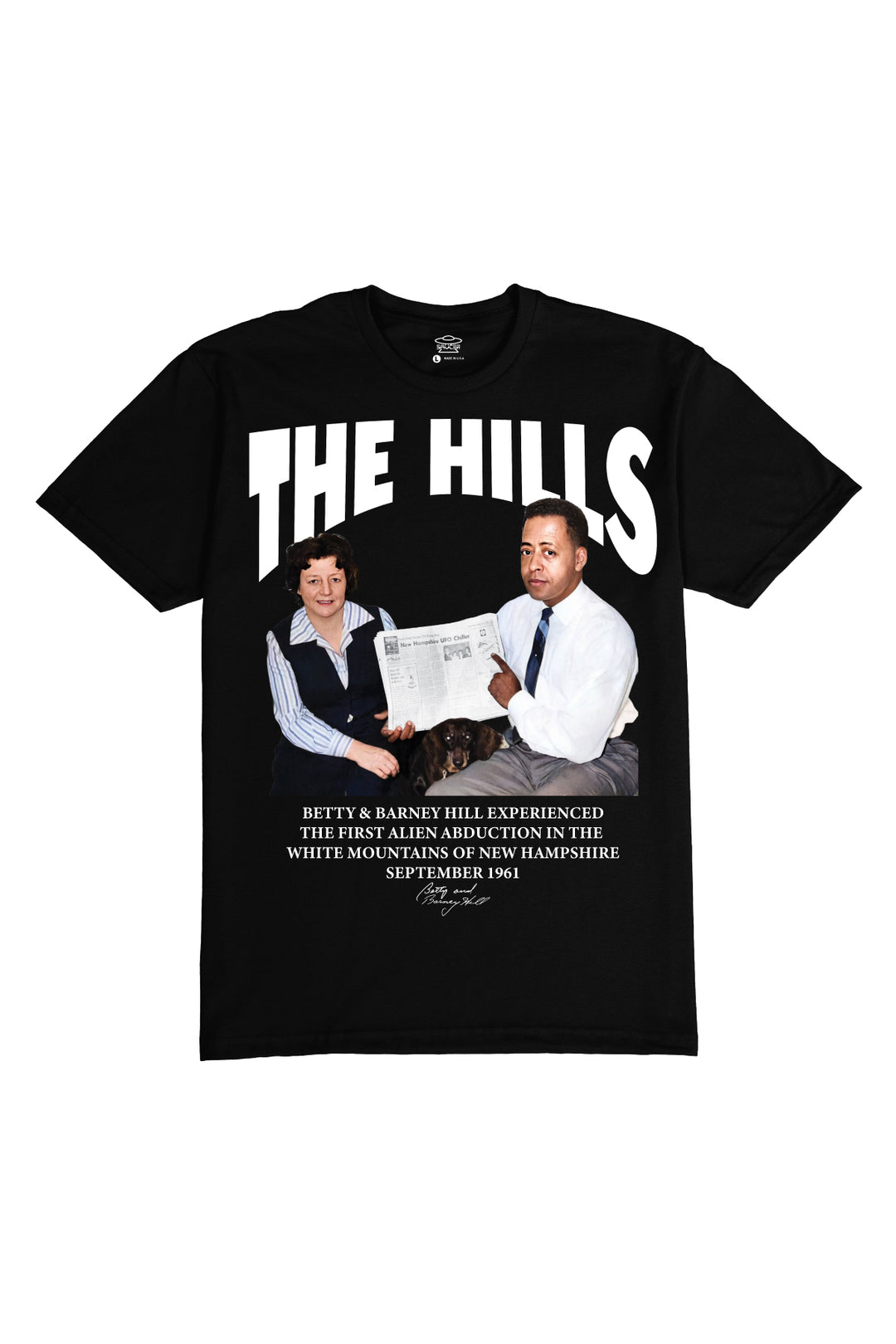 Betty and Barney Hill: The Hills Legacy T-Shirt by SAUCER