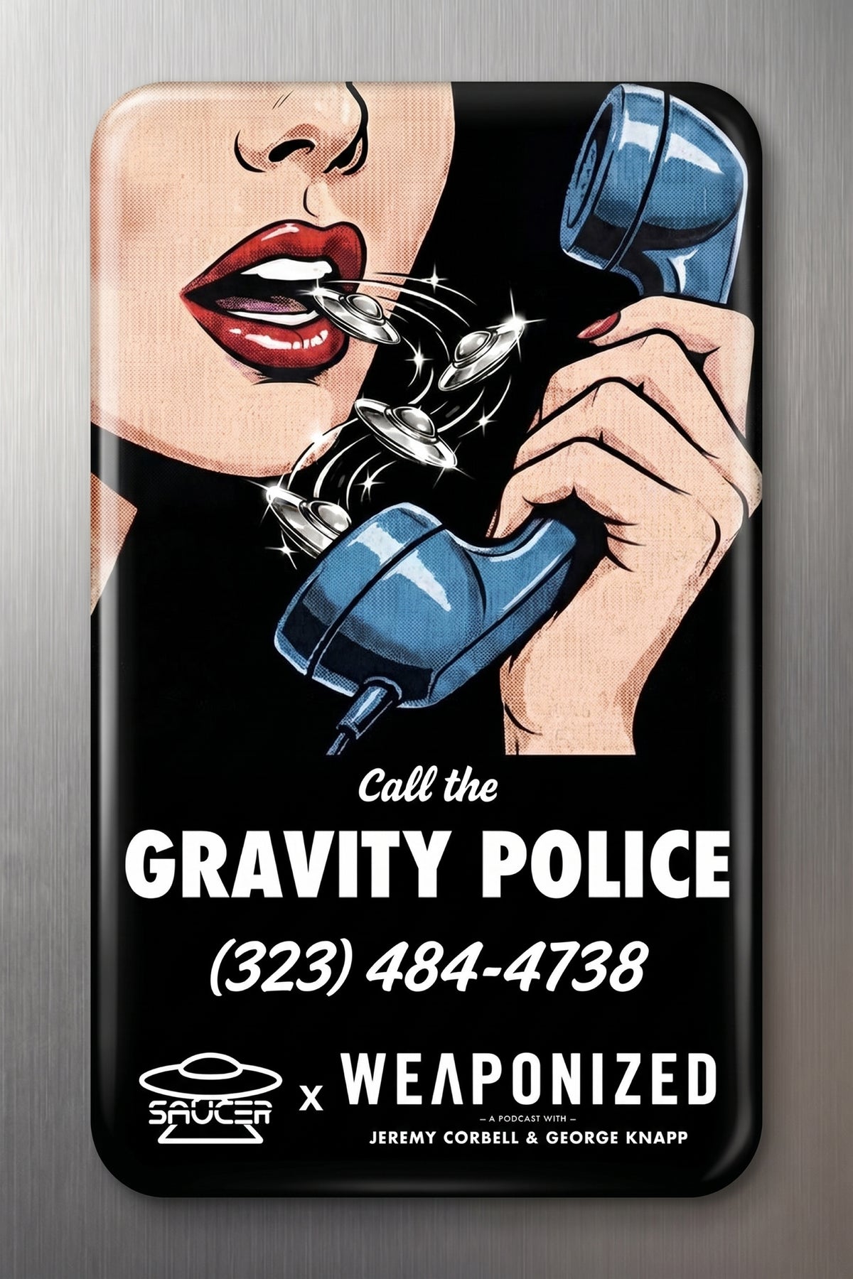 Gravity Police Magnet by SAUCER – Saucer